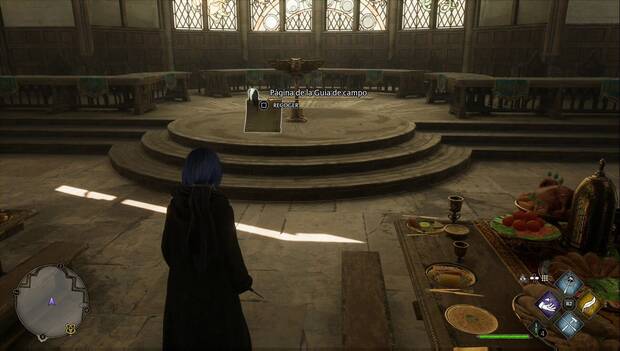 Hogwarts Legacy - Páginas de Revelio en El Gran Comedor: Atril de la lechuza
