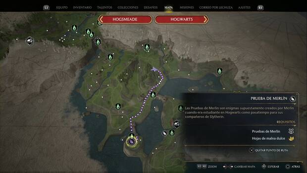 Hogwarts Legacy - Pruebas de Merlín en Lago Marunweem: Prueba de Merlín 1