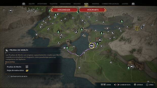 Hogwarts Legacy - Pruebas de Merlín en Lago Marunweem: Prueba de Merlín 2