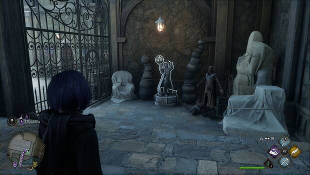 Hogwarts Legacy - Páginas de Revelio en El ala sur: estatua de Levioso 2