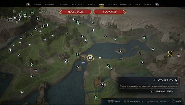 Hogwarts Legacy - Plataformas de aterrizaje: plataforma de aterrizaje 1 en Lago Marunweem