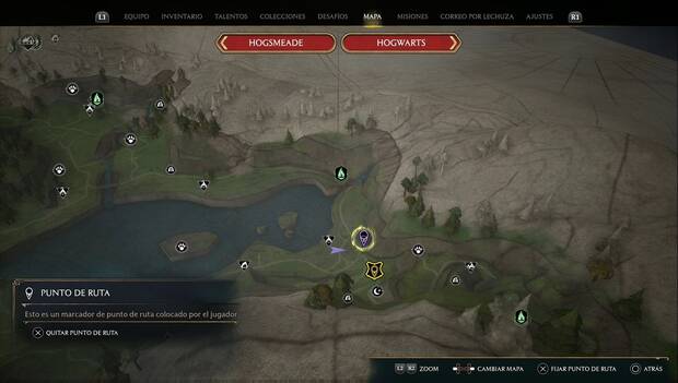 Hogwarts Legacy - Plataformas de aterrizaje: plataforma de aterrizaje 2 en Lago Marunweem