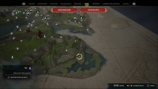 Hogwarts Legacy - Plataformas de aterrizaje: plataforma de aterrizaje 1 en Costa de Clagmar
