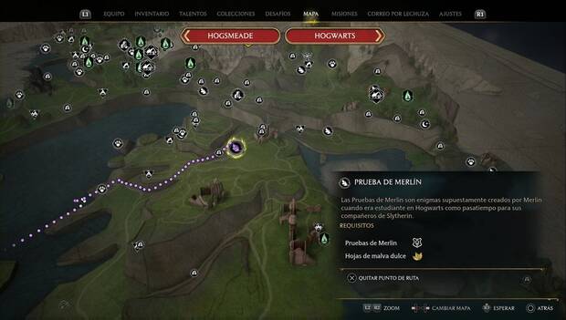 Hogwarts Legacy - Pruebas de Merlín de la Costa de Clagmar: Prueba 1