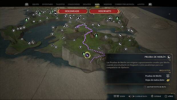 Hogwarts Legacy - Pruebas de Merlín de la Costa de Clagmar: Prueba 2