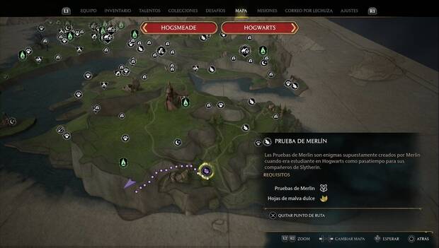 Hogwarts Legacy - Pruebas de Merlín de la Costa de Clagmar: Prueba 3