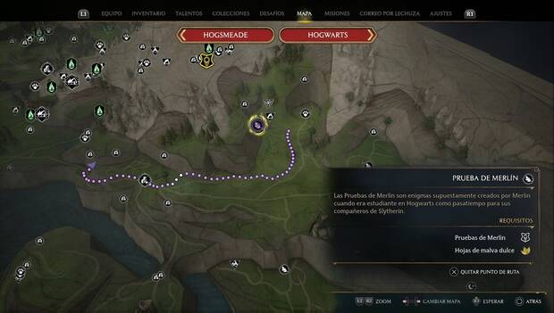 Hogwarts Legacy - Pruebas de Merlín en Cragcroftshire: Prueba 2