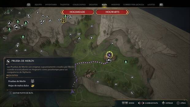 Hogwarts Legacy - Pruebas de Merlín en Cragcroftshire: Prueba 4