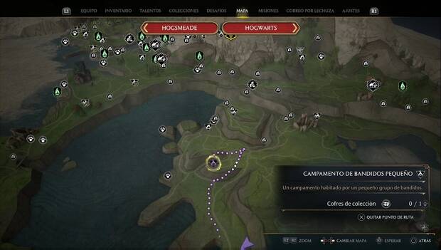 Hogwarts Legacy - Cofres de colección en Costa de Clagmar: cofre 5