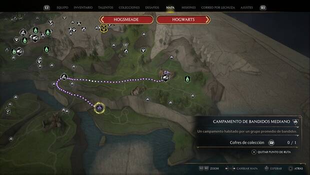 Hogwarts Legacy - Cofres de colección en Cragcroftshire: cofre 5