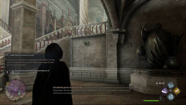 Hogwarts Legacy - Misiones secundarias, Como polilla hacia la luz: polilla en la pared