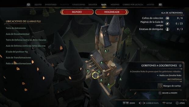 Hogwarts Legacy - Misiones secundarias, Gobstones a gogóbstones: ubicación de la misión