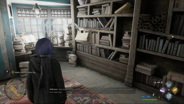 Hogwarts Legacy - Páginas de la guía de campo en Hogsmeade: escalera encantada