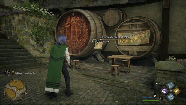 Hogwarts Legacy - Páginas de la Guía de campo en Hogsmeade: Barriles de cerveza de mantequilla