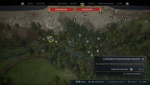 Hogwarts Legacy - Cofres de colección en Región norte de Hogwarts: cofre 2