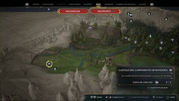 Hogwarts Legacy - Cofres de colección en Región norte de Hogwarts: ubicación de los cofres 4 y 5