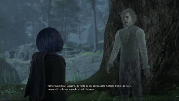 Hogwarts Legacy - El reposo de Jackdaw: Jackdaw se ofrece a ayudar en nuestra búsqueda