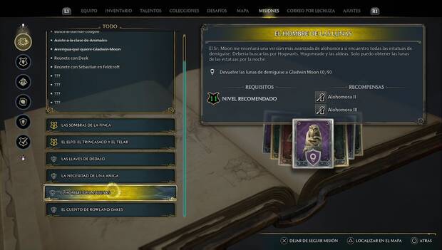 Hogwarts Legacy - El lamento lunar del celador: El hombre de las lunas