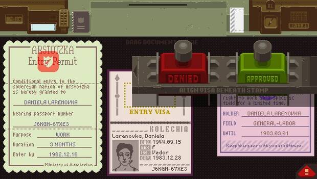 Papers, Please confirmado para mviles el 5 de agosto