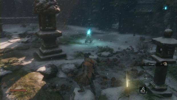 Sekiro - Alrededores de Ashina: Escultura del Templo Desolado