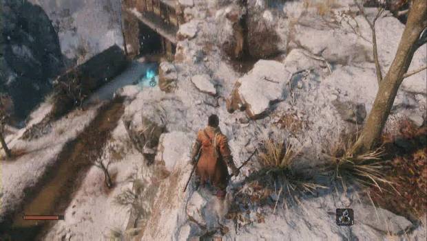 Sekiro - Alrededores de Ashina: Ídolo Muro Exterior - Camino