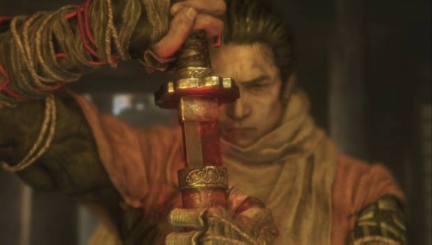Sekiro - Templo Senpo: Sekiro desenvaina la Espada Mortal