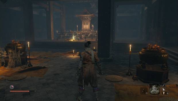 Sekiro - Templo de Senpo: Semilla de calabaza en el altar