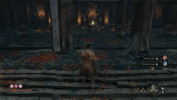 Sekiro - Templo Senpo: Monstruo escondido como trampa