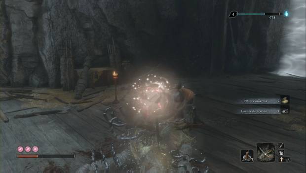 Sekiro - Valle sumergido: minijefe muerto de un golpe mortal