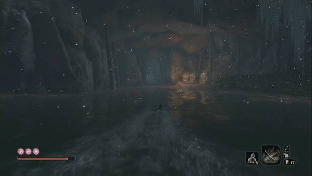 Sekiro - Valle sumergido: el túnel escondido detrás de la serpiente