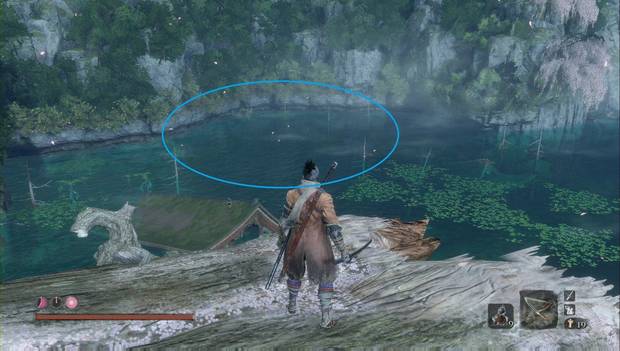 Sekiro - Palacio del manantial: el lugar en el que se esconde la gran carpa de colores