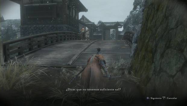 Sekiro: Shadows Die Twice - NPCs en el río que hablan sobre la sal