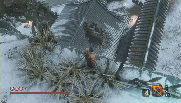 Sekiro: Shadows Die Twice - Agujero en el tejado del Tejón negro