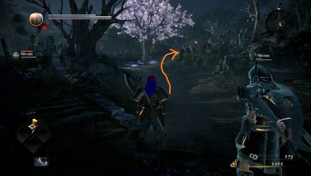 Nioh 2 - La aldea de los cerezos malditos: camino a seguir hasta el Kodama