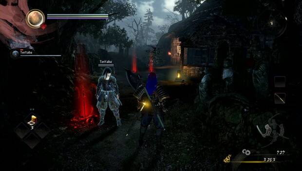 Nioh 2 - La aldea de los cerezos malditos: neblina con el Enki