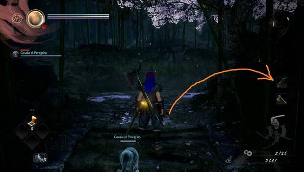 Nioh 2 - La aldea de los cerezos malditos: desvío hacia el sexto Kodama