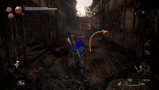 Nioh 2 - La bestia nacida del humo y las llamas: callejón al primer Kodama