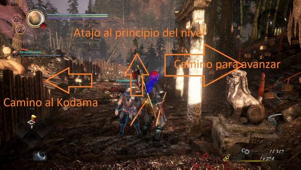 Nioh 2 - La bestia nacida del humo y las llamas: desvío al segundo Kodama