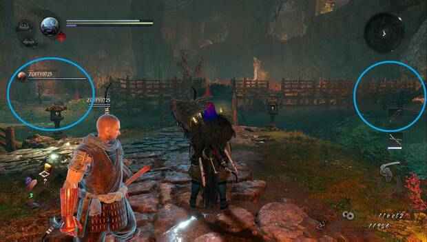 Nioh 2 - La última voluntad de Hidetatsu: soldados en las zonas de alrededor