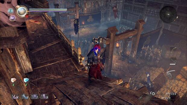 Nioh 2 - Hielo y cadáveres: patio inferior