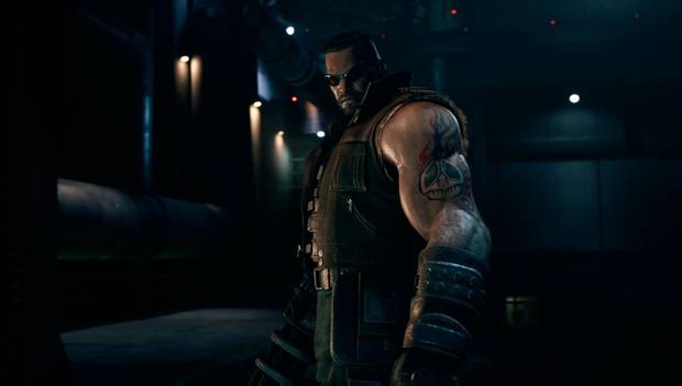 Fina Fantasy VII Remake - Personajes: Barret