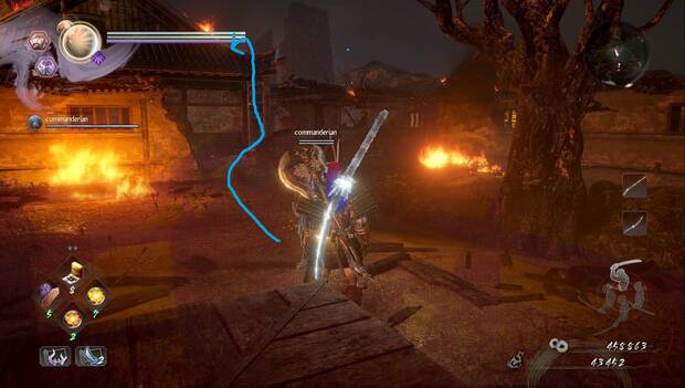 Nioh 2 - Las llamas enfurecidas: ruta al tercer Kodama