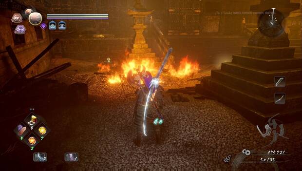 Nioh 2 - Las llamas enfurecidas: ubicación del séptimo Kodama