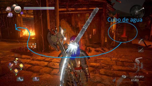 Nioh 2 - Las llamas enfurecidas: ubicación del octavo Kodama