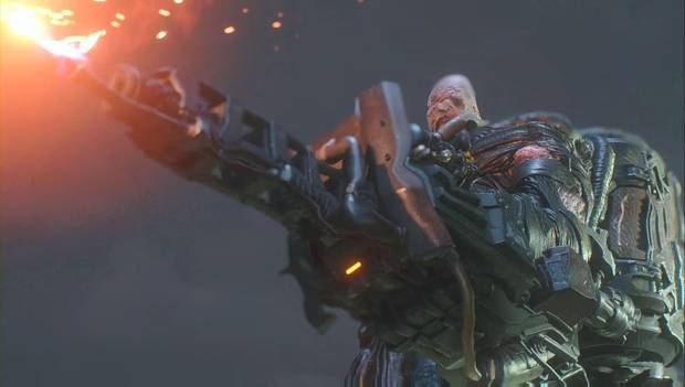Resident Evil 3 Remake - Alcantarillas y zona en obras: Nemesis con el lanzallamas