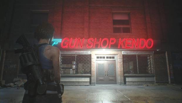 Resident Evil 3 Remake - Alcantarillas y zona en obras: tienda de armas de Kendo