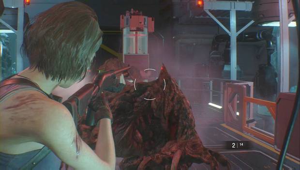 Resident Evil 3 Remake - NEST 2: Hunters en el pasillo