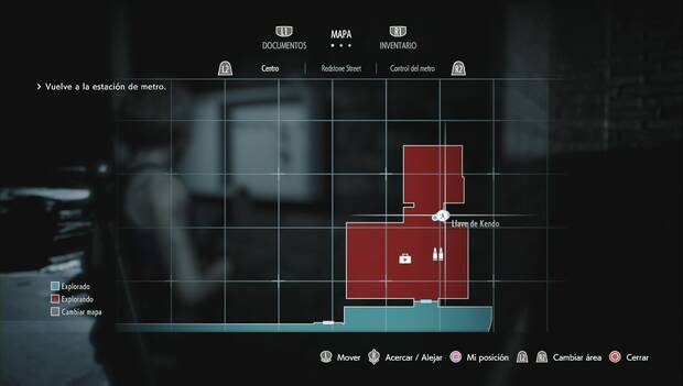 Resident Evil 3 Remake - Objetos clave: llave de Kendo