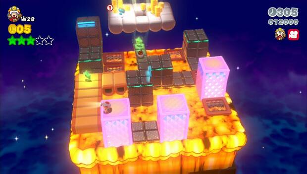 Super Mario 3D World - 12-Toad: cuarta estrella verde