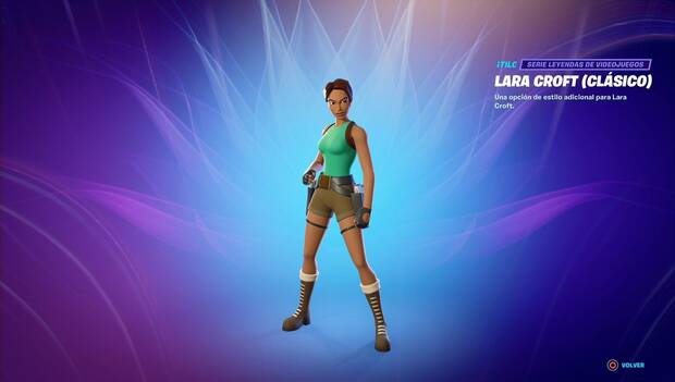 Fortnite - Lara Croft skin 3